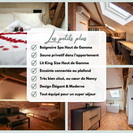 Evasion Chic, Spa Et Sauna Sous Les Toits Nancy Esterno foto